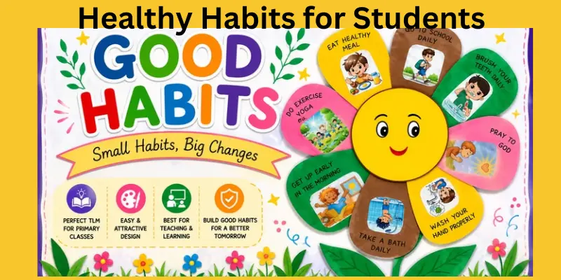 Healthy habits for students poster