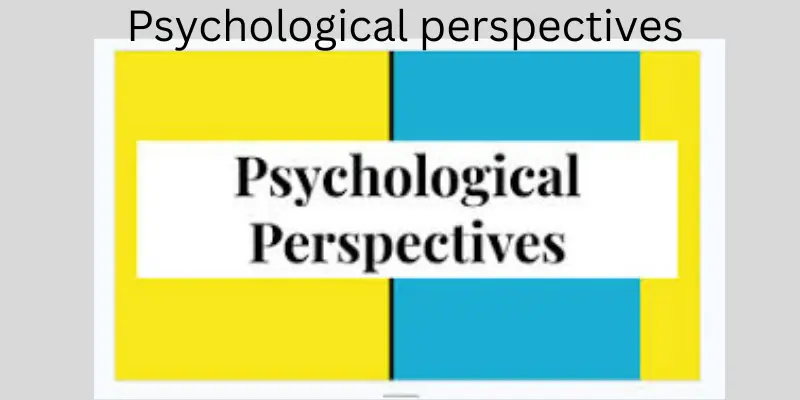 Psychological perspectives graph